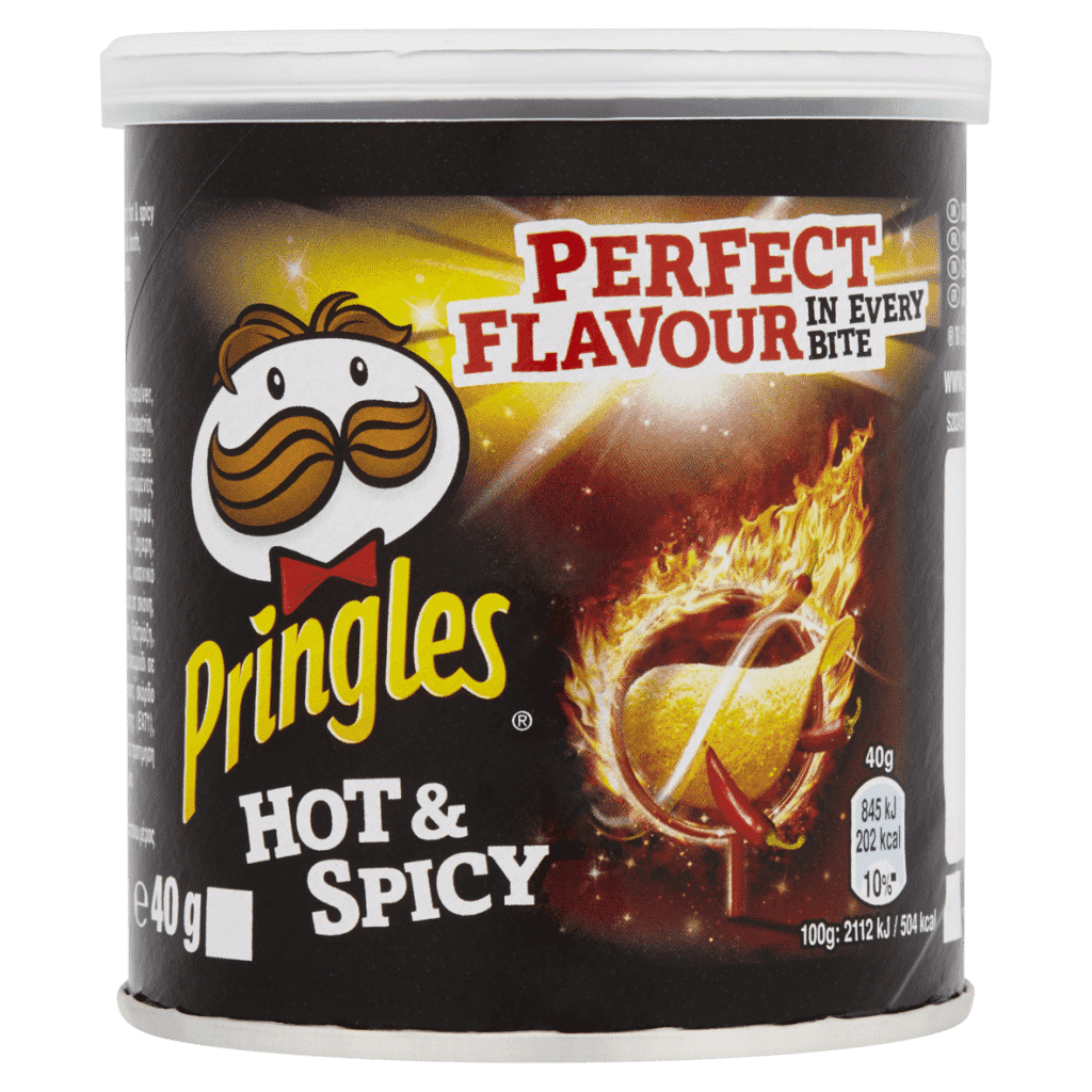 Pringles Hot & Spicy Tray (12st) - Tubz Vending Franchise Europe